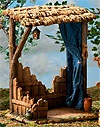 7.5 Inch Scale Shepherd's Tent by Fontanini