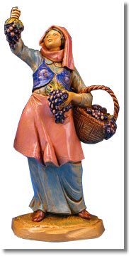 5 Inch Scale Carmi, Vineyard Worker by Fontanini