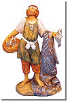5 Inch Scale Hiram, Fisherman by Fontanini