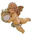 Cherub with the Wreath by Fontanini