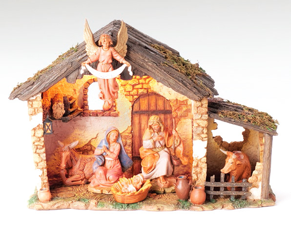fontaninistore com 5 inch scale 6 pc lighted nativity set fontaninistore com 5 inch scale 6 pc lighted nativity set