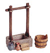 5 Inch Scale Wine Press and Bucket by Fontanini