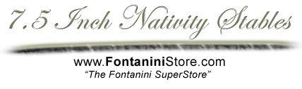 7.5 Inch Fontanini Nativity Stables
