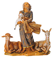 5 Inch Scale Nathaniel with Animals by Fontanini