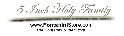 5 Inch Scale Fontanini Holy Family