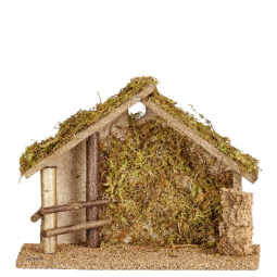 5 Inch Scale Wood Stable by Fontanini