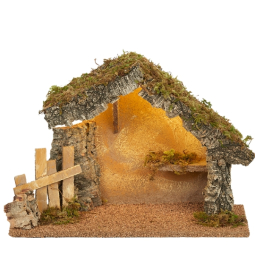 5 Inch Scale LED Italian Stable by Fontanini