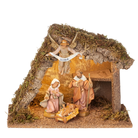 5 Inch Scale, 4-Piece Figure Set with LED Italian Stable - Estimated Availability May 2025