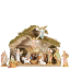 5 Inch Scale 16-PC Nativity Set with Italian Stable  by Fontanini