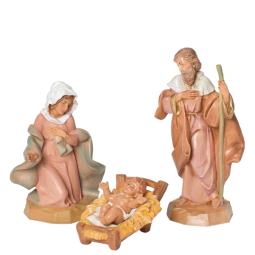 5 Inch Scale Classic Holy Family 4-PC Set by Fontanini