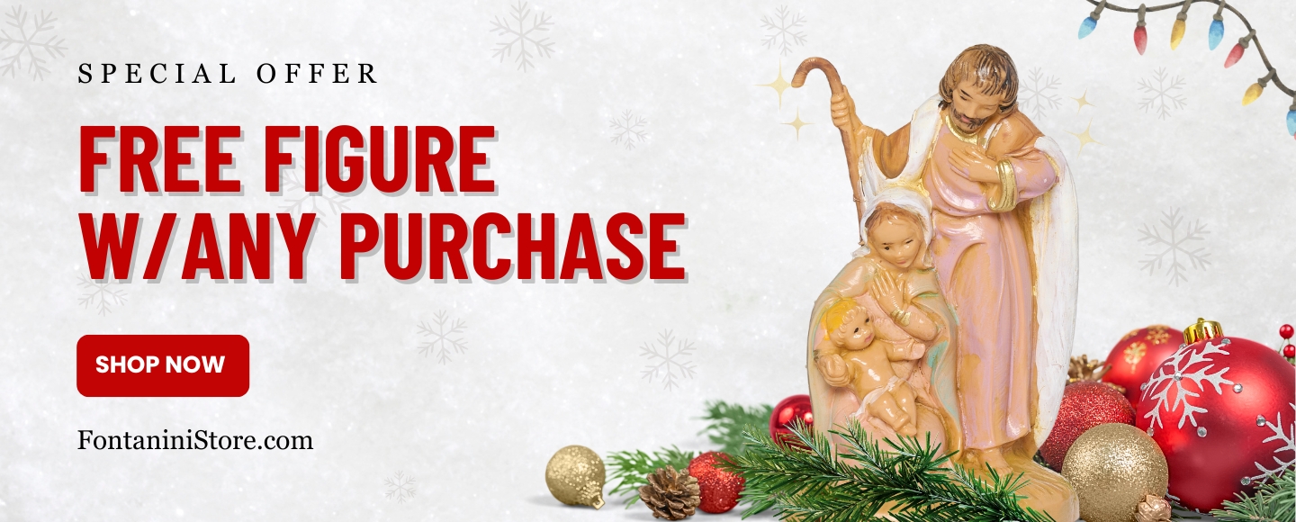 Free Holy Family Figure w/any purchase