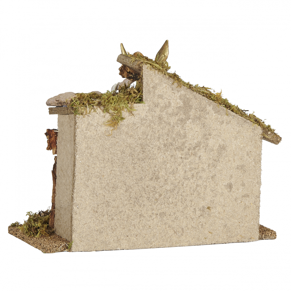 Fontanini 5 Inch Nativity Set with Italian Tile Roof Stable