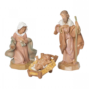 FontaniniStore.com: 7.5 Inch Scale 3 Piece Nativity Set with