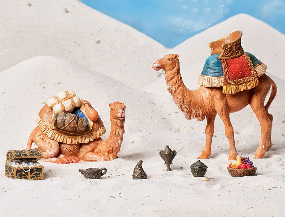 5 Inch Scale Kings Accessories Camels not included by Fontanini